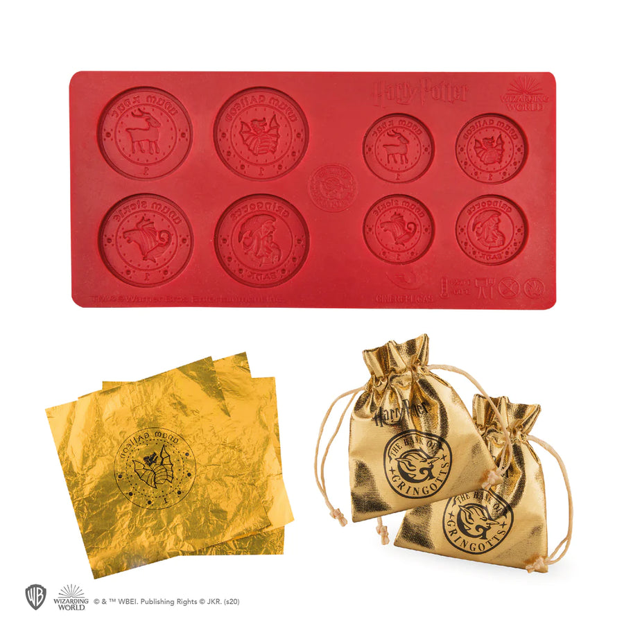 Harry Potter Chocolate Mold Gringotts Bank Coins CR4017