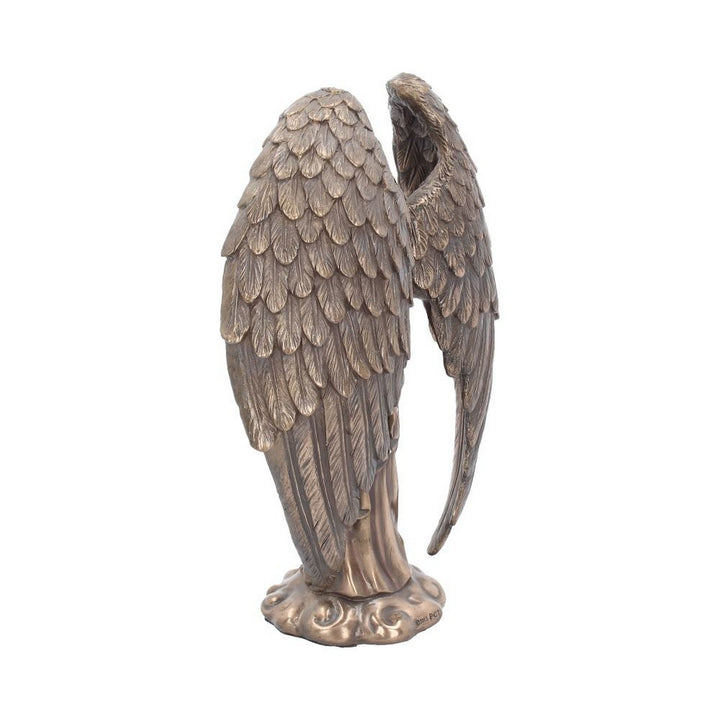 Bronzed Flower Of Life Metatron Archangel Figure  26cm H0433B4