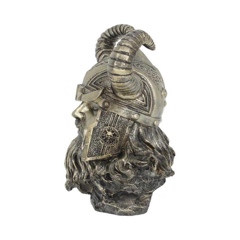 Bronze Odin Norse Viking God Bust H1969F6