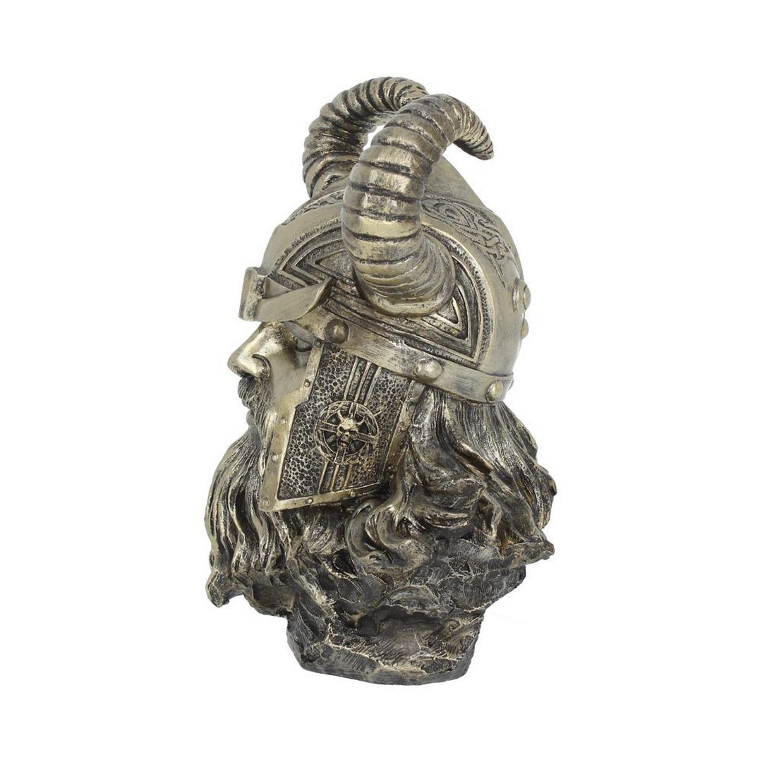 Bronze Odin Norse Viking God Bust H1969F6