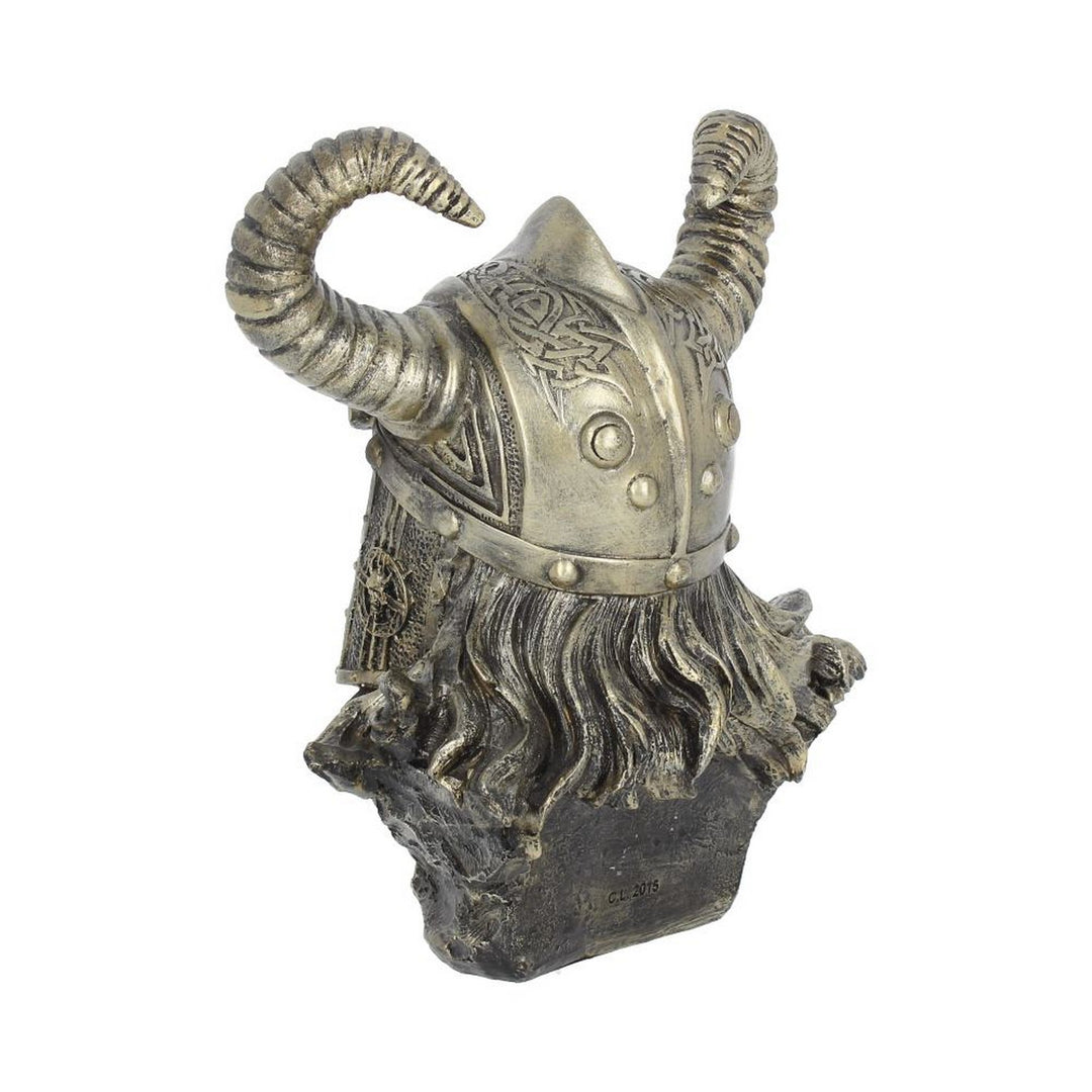 Bronze Odin Norse Viking God Bust H1969F6