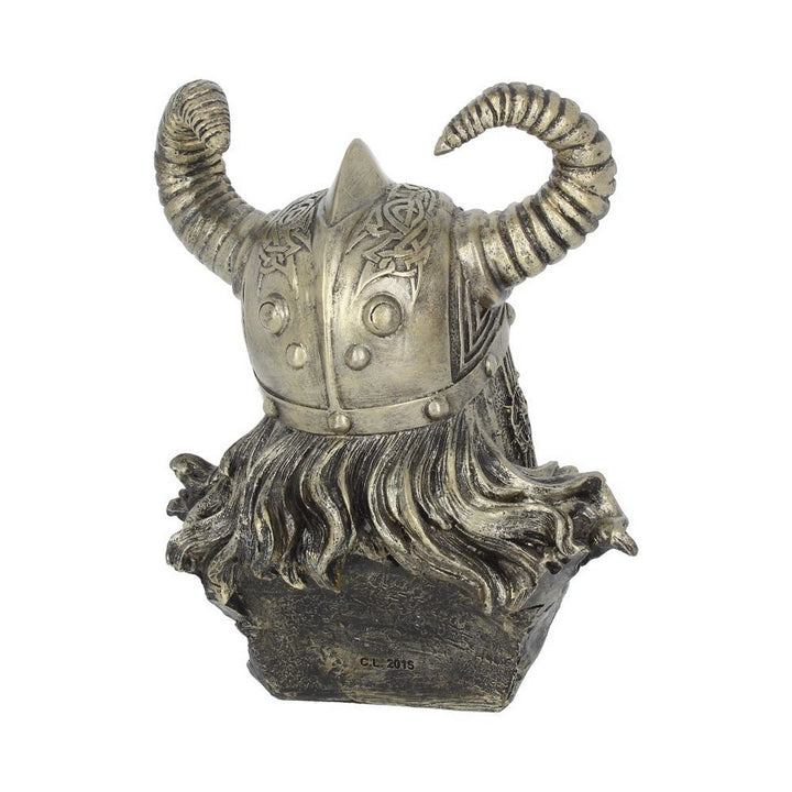 Bronze Odin Norse Viking God Bust H1969F6