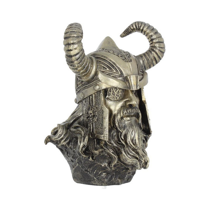 Bronze Odin Norse Viking God Bust H1969F6