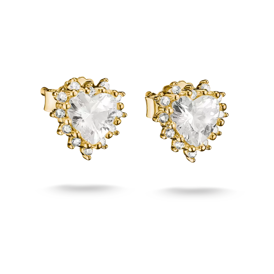 Thomas Sabo 18k Gold Plated Classic Earstuds H2311-M01-14