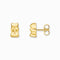 Charming HARIBO Sterling Silver Gold Plated Goldbears Stud Earrings H2329-413-39