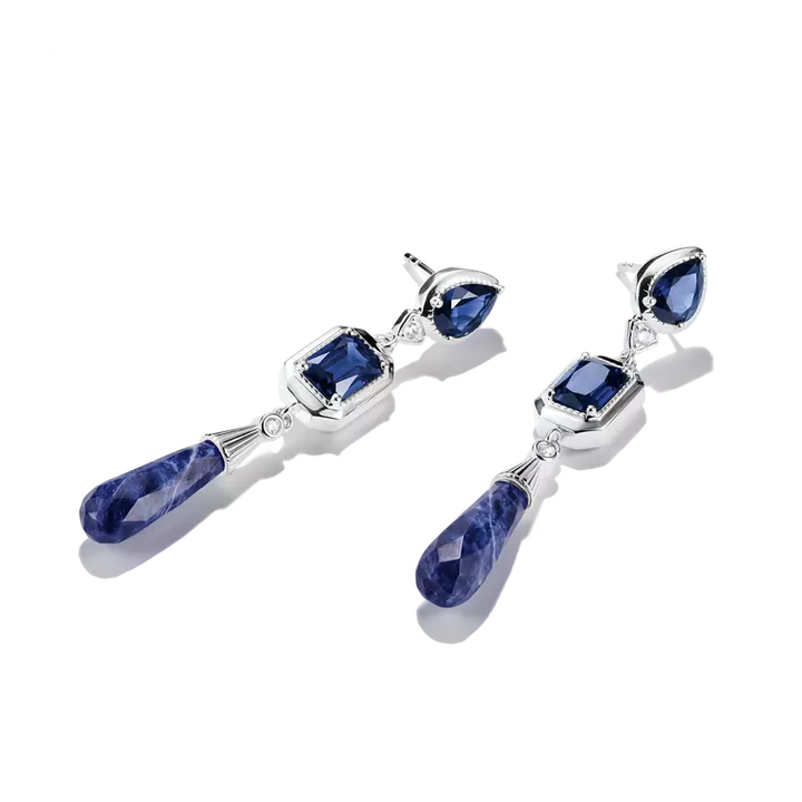 Thomas Sabo Elyndra Sterling Silver Nanocrystal Zirconia Earrings H2332-166-1