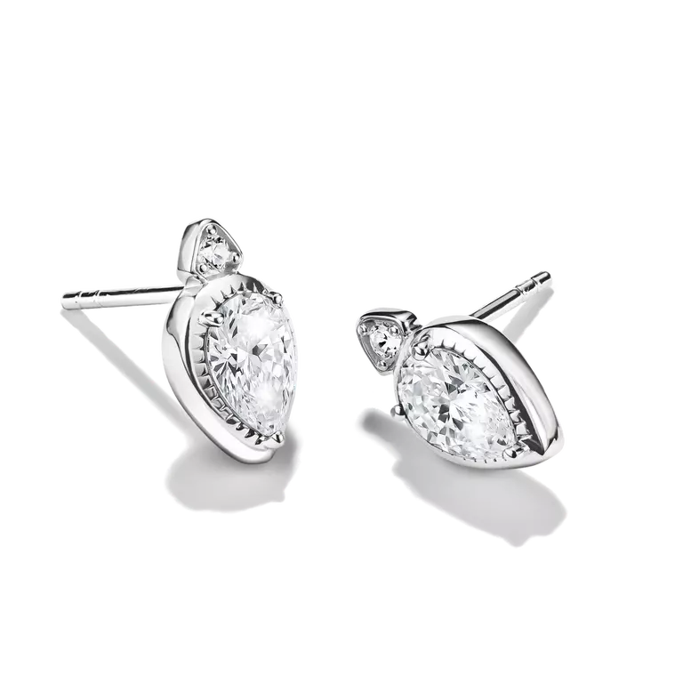 Thomas Sabo Elyndra Sterling Silver Zirconia Teardrop Ear Studs H2333-051-14