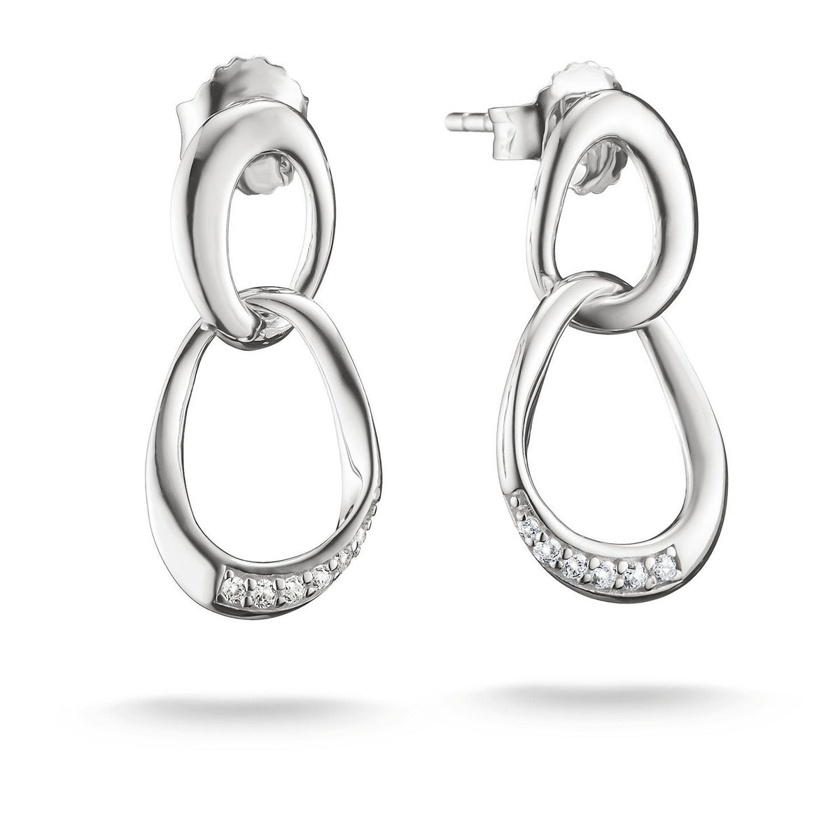 Thomas Sabo Sterling Silver Together Earring H2350-051-14