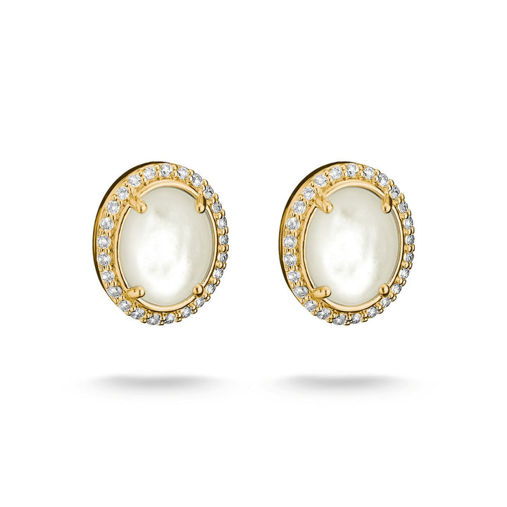Thomas Sabo 18k Gold Plated Fluid Elegance Earstuds H2354-M01-14