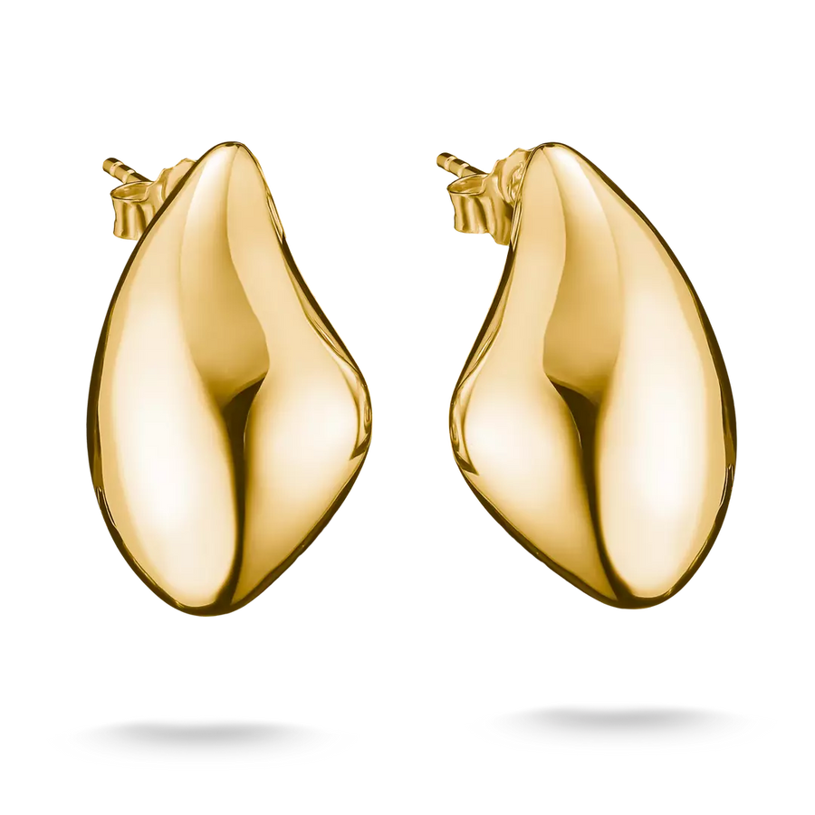 Thomas Sabo 18k Gold Plated Classic Earrings H2360-M01-39