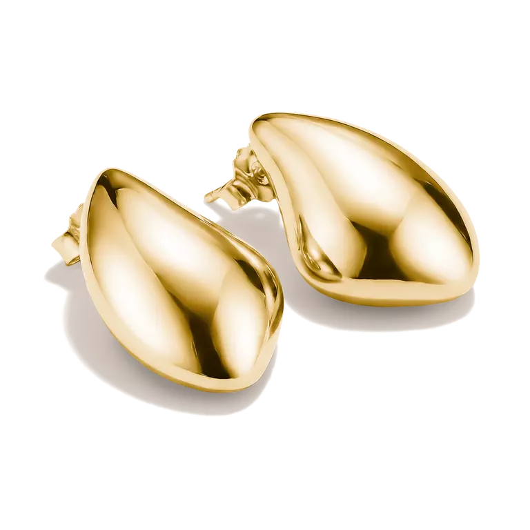 Thomas Sabo 18k Gold Plated Classic Teardrop Shaped Earrings H2360-M01-39