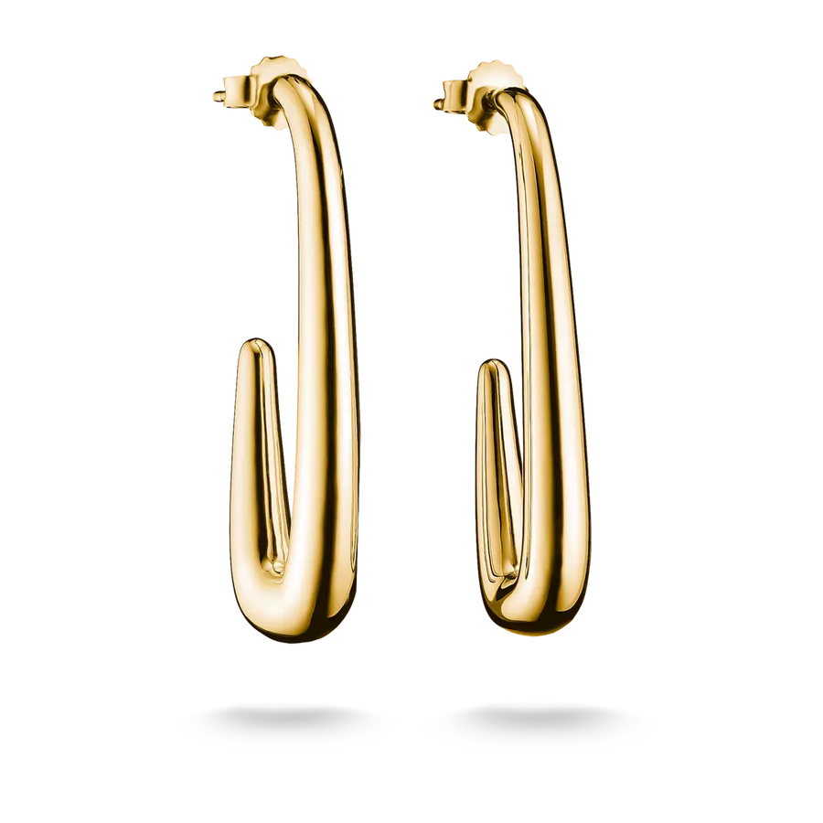 Thomas Sabo 18k Gold Plated Classic Earrings H2361-M01-39