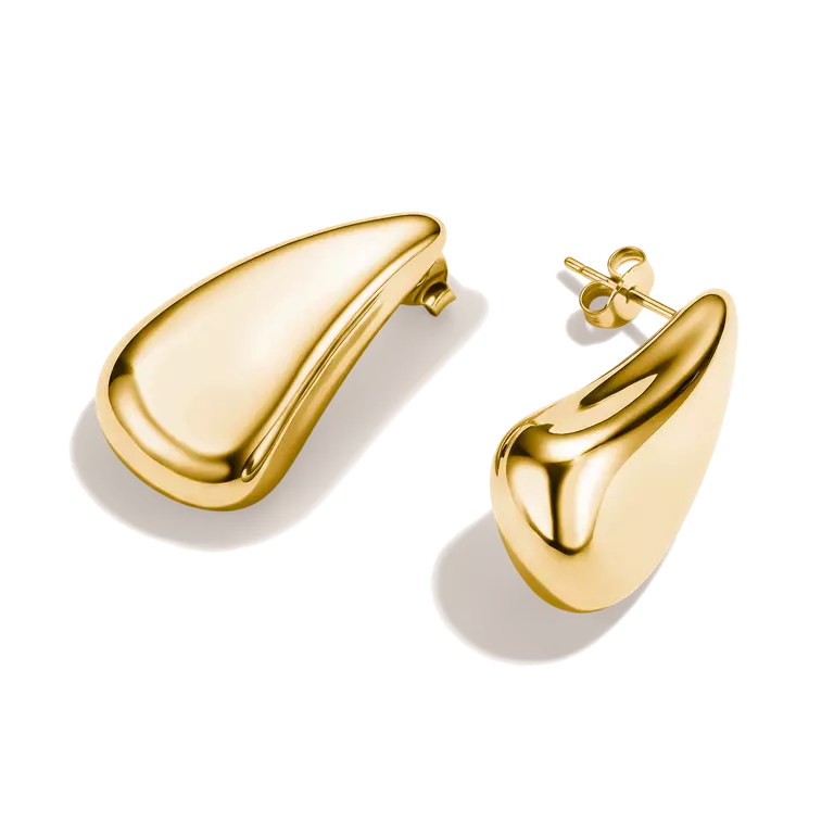 Thomas Sabo 18k Gold Plated Classic Chunky Teardrop Earrings H2363-M01-39