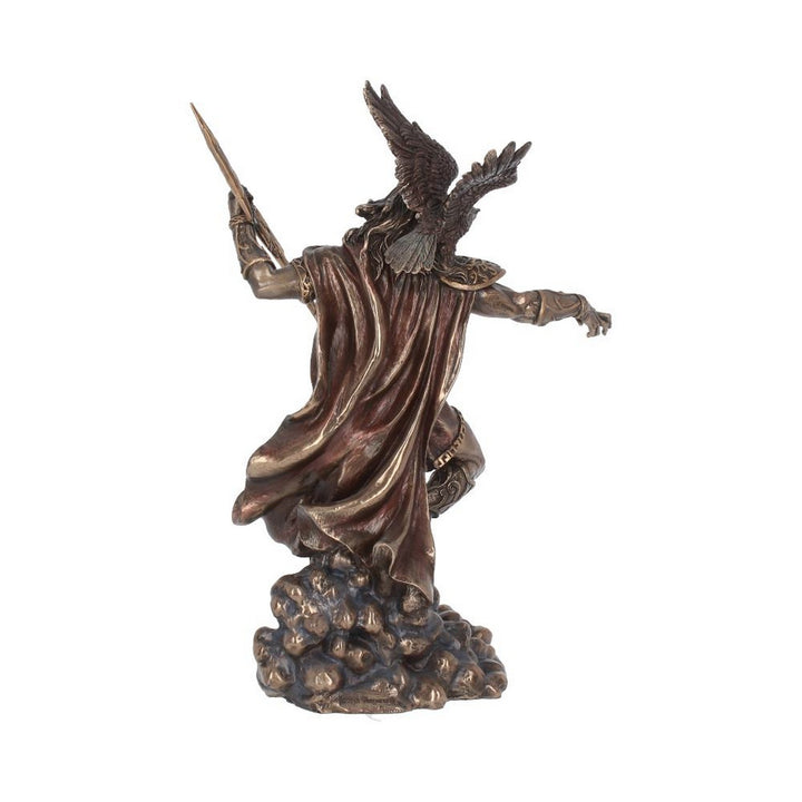 Bronzed Zeus King Of The Greek Gods 30cm H2427G6