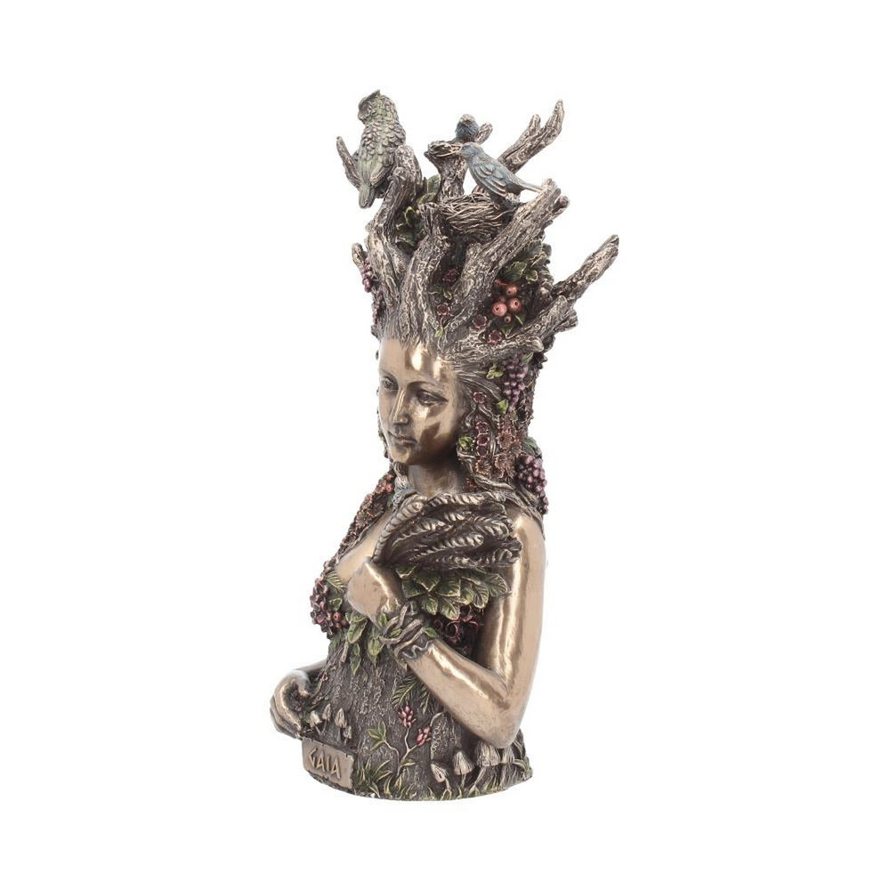 Bronzed Mother Earth Gaia Bust 26cm H2432G6