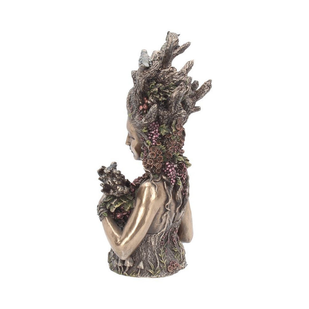 Bronzed Mother Earth Gaia Bust 26cm H2432G6