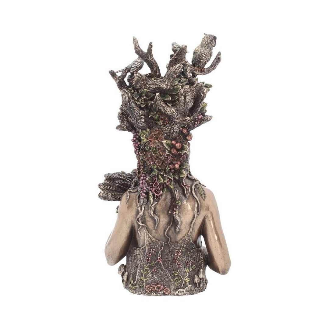 Bronzed Mother Earth Gaia Bust 26cm H2432G6