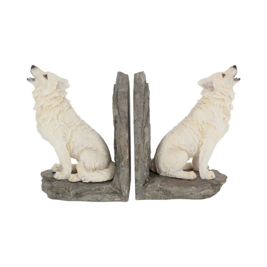 Wardens of the North White Wolf Bookends H2522G6