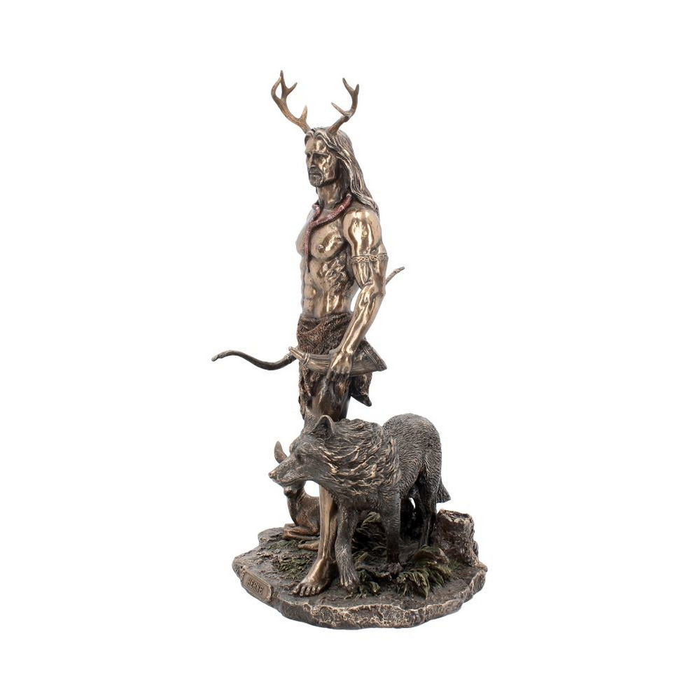 Herne and Animals Folklore Bronzed Figurine H3143H7