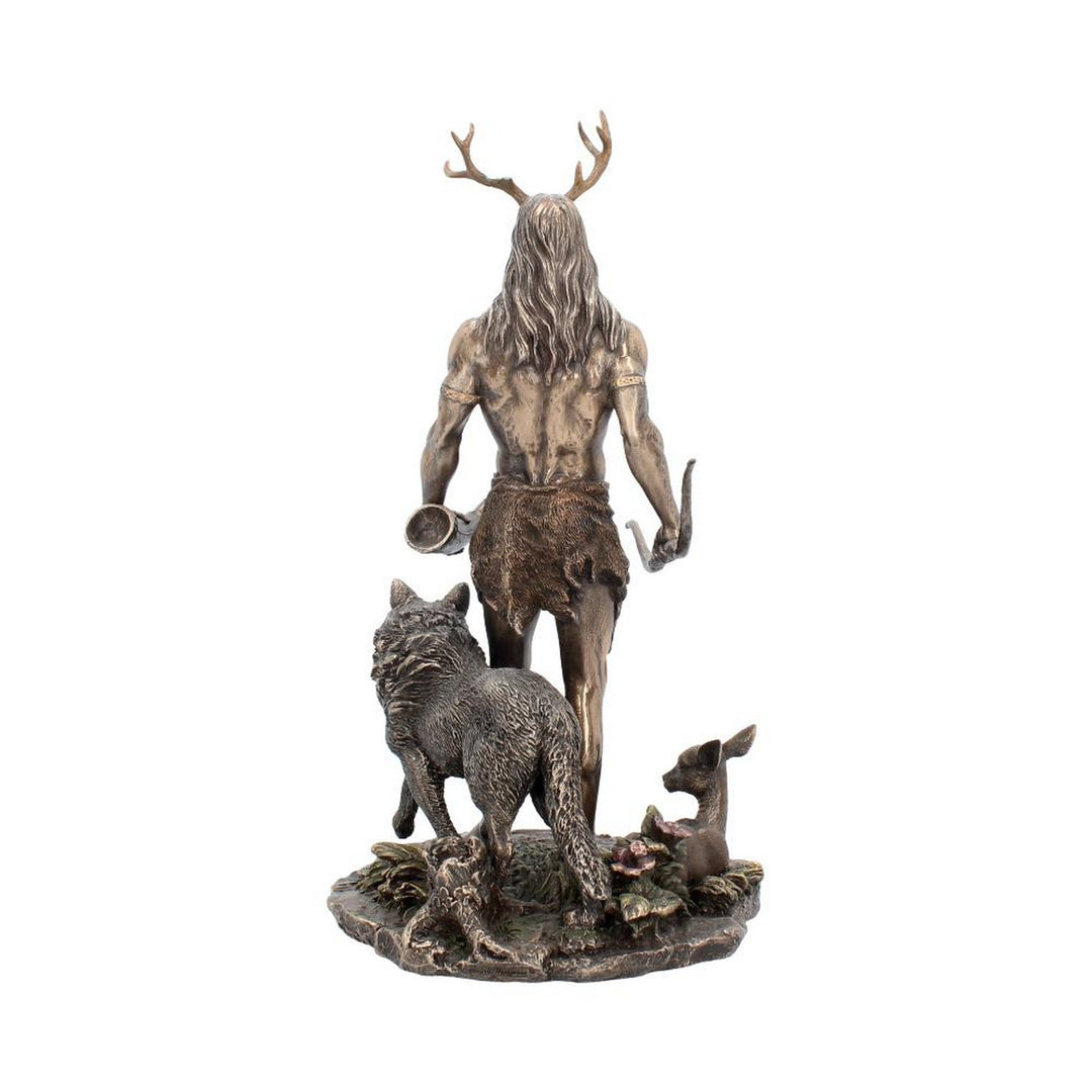 Herne and Animals Folklore Bronzed Figurine H3143H7