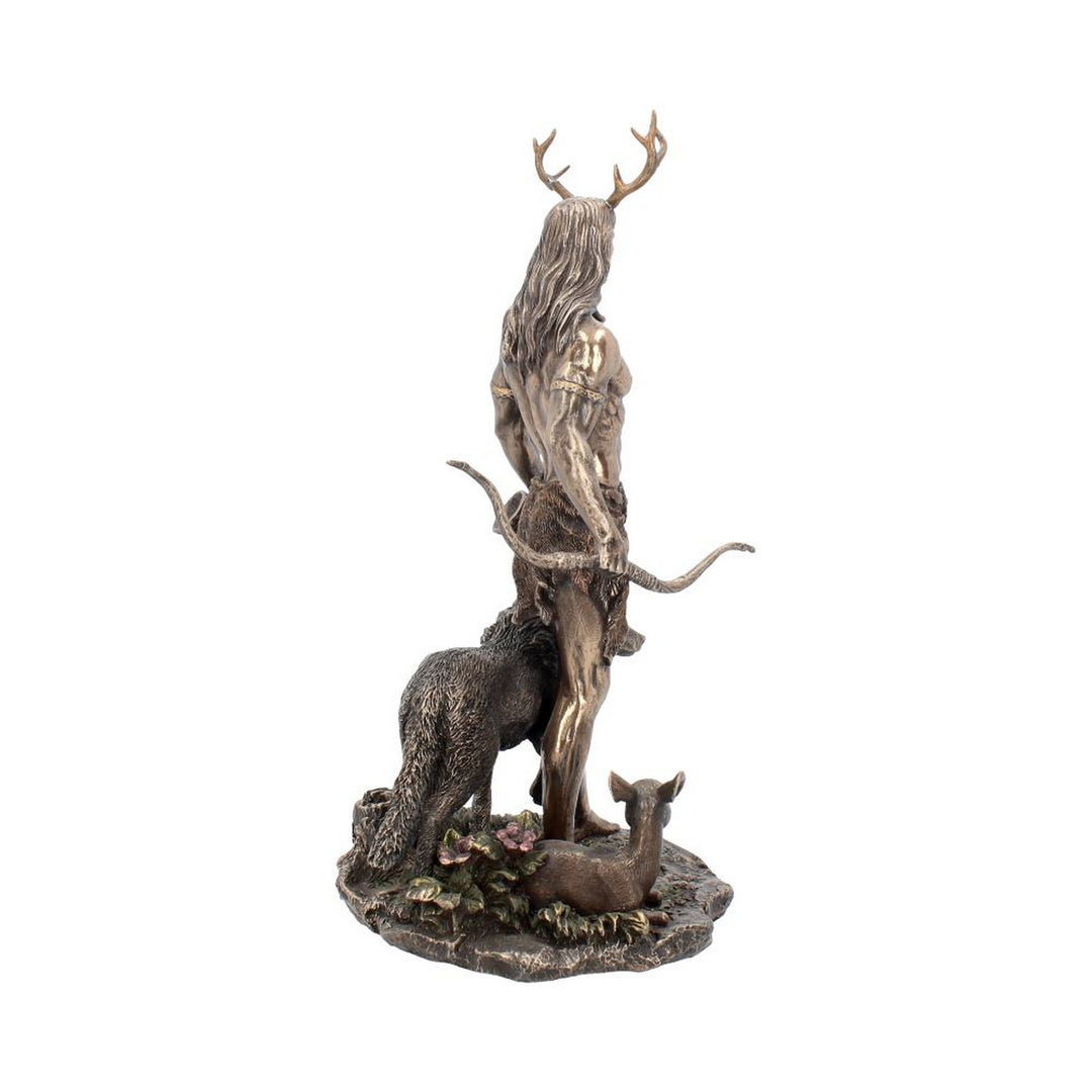 Herne and Animals Folklore Bronzed Figurine H3143H7