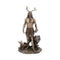 Herne and Animals Folklore Bronzed Figurine H3143H7