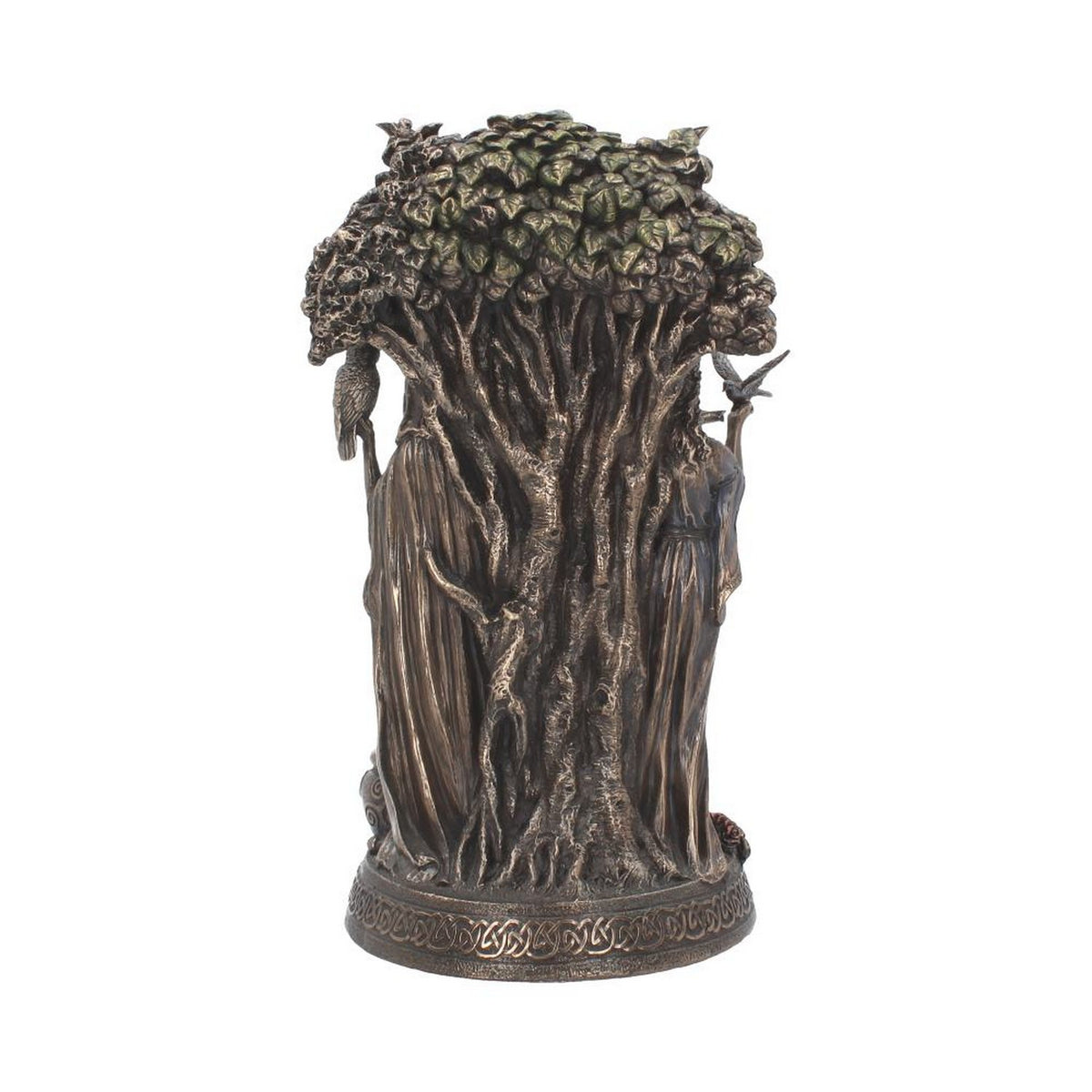Bronzed Maiden, Mother, Crone Triple Moon Figurine H3151H7