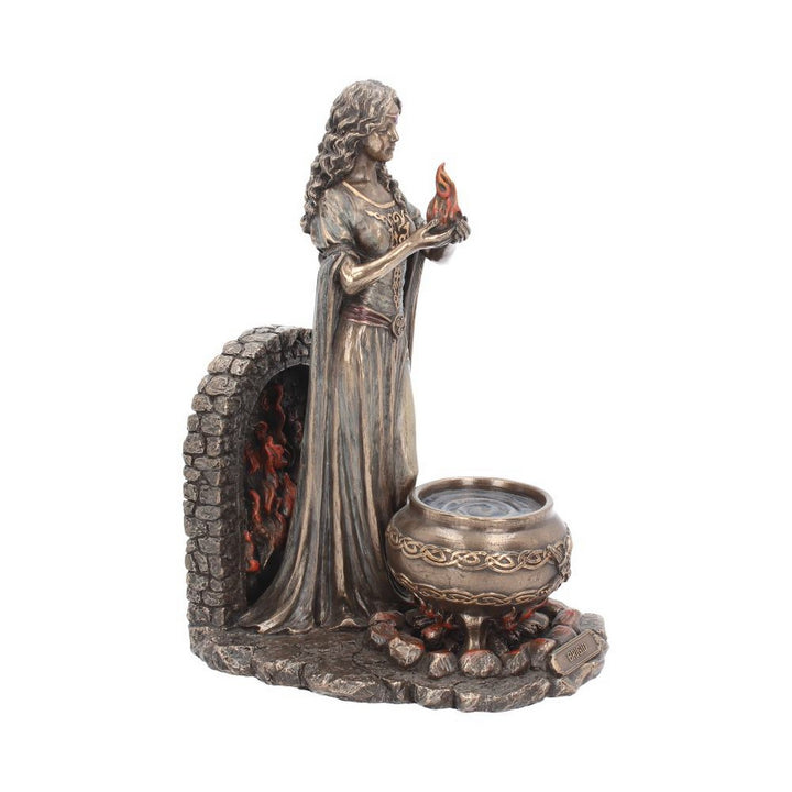Brigid Irish Goddess Bronze Figurine H3152H7