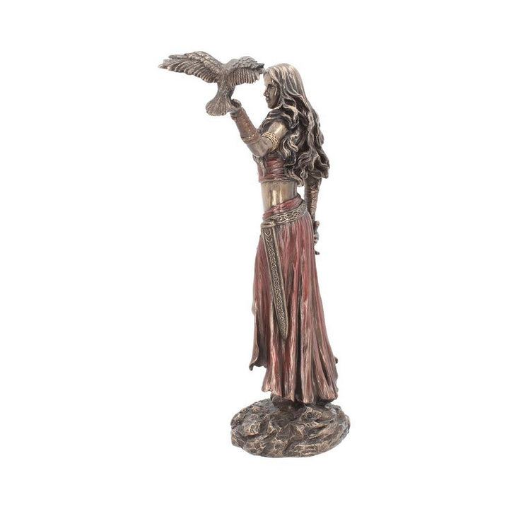 Morrigan and Crow Figurine Bronze Ornament H3153H7