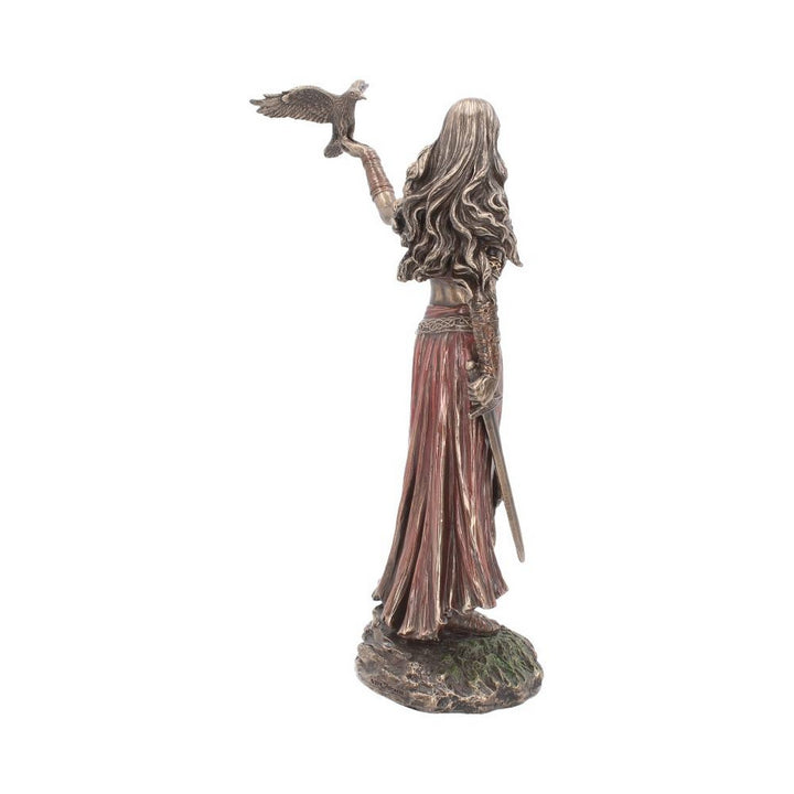 Morrigan and Crow Figurine Bronze Ornament H3153H7