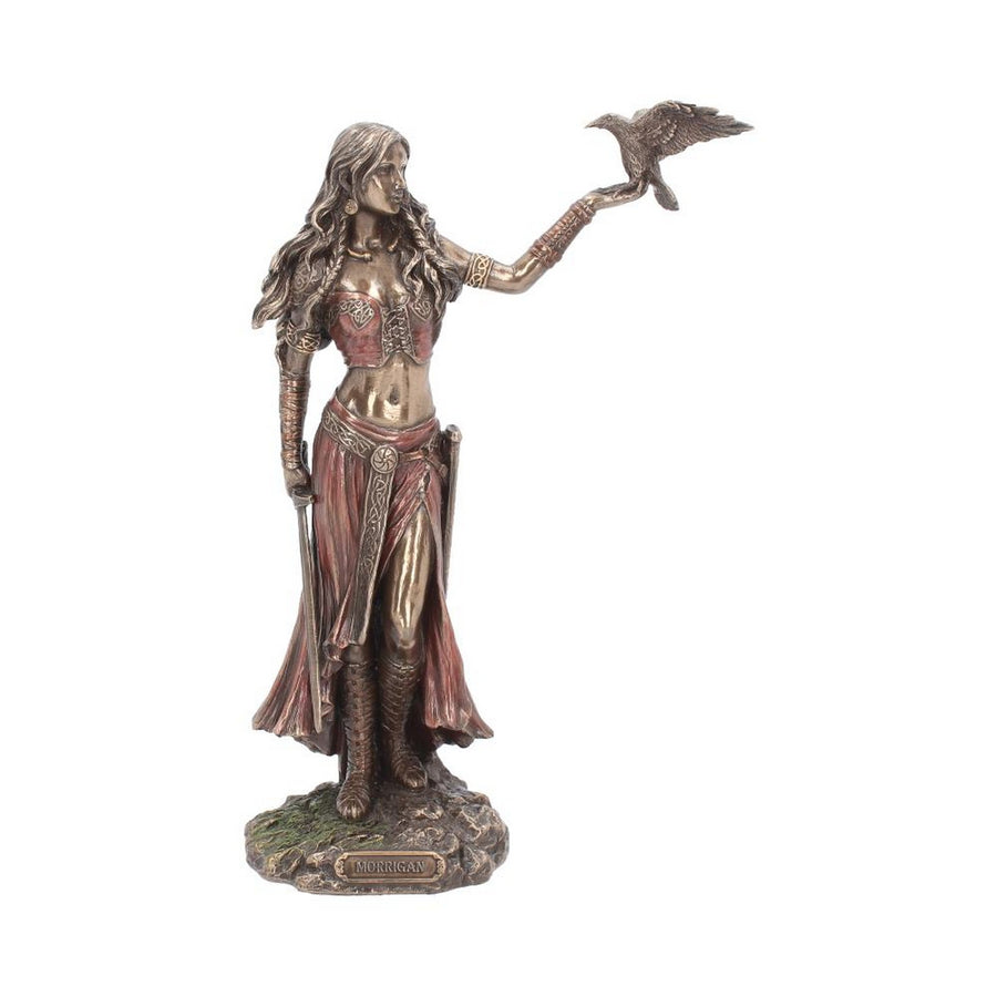 Morrigan and Crow Figurine Bronze Ornament H3153H7