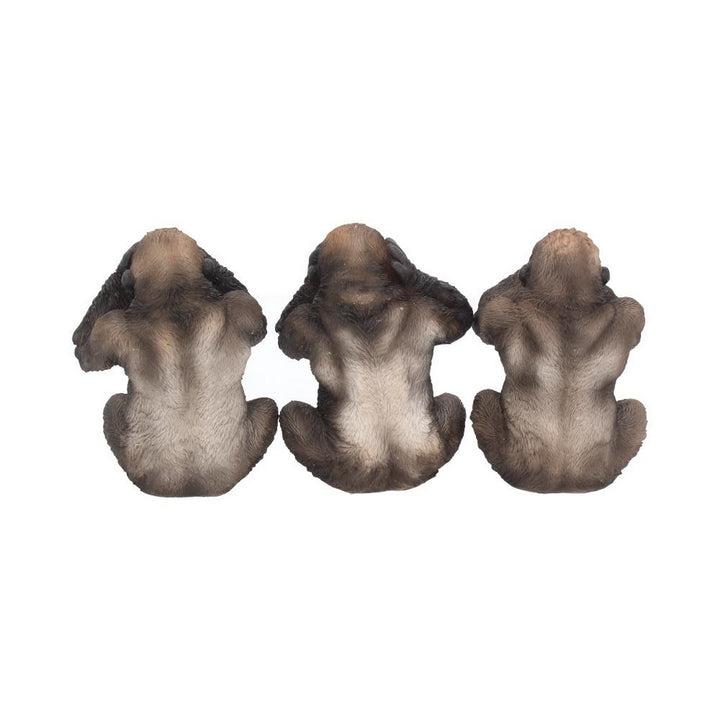 Three Wise Gorillas Figurine Gorilla Ornaments H3523J7