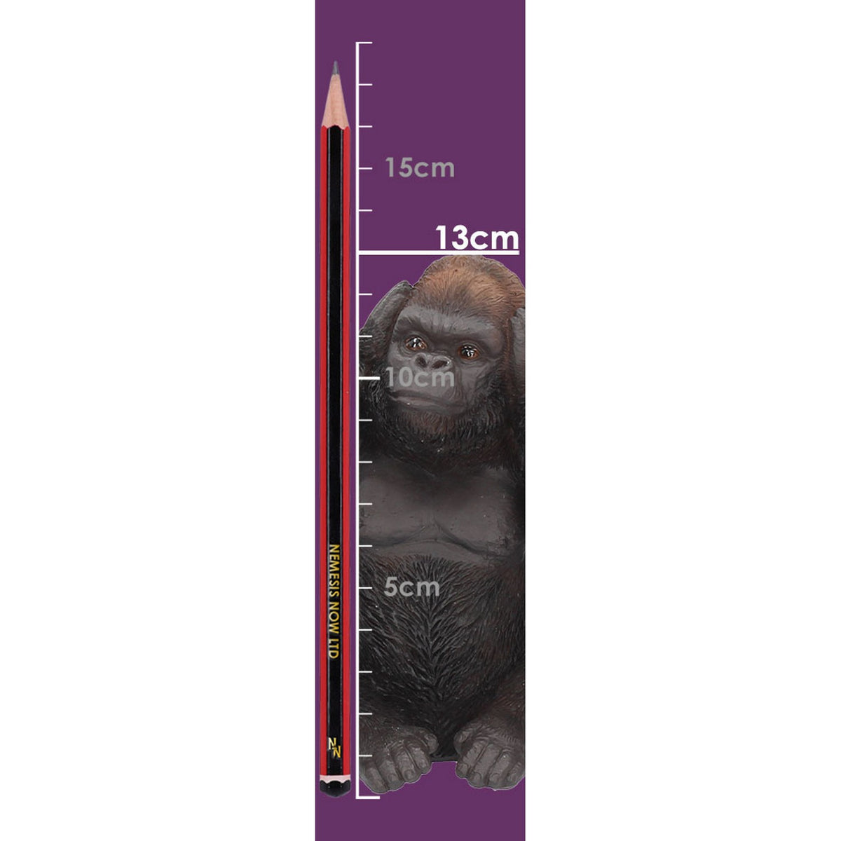 Three Wise Gorillas Figurine Gorilla Ornaments H3523J7