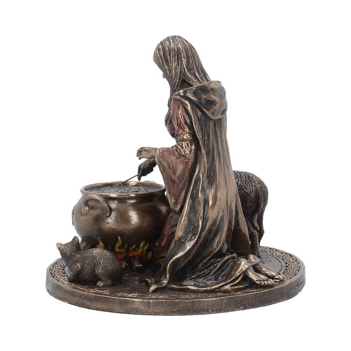 Bronze Welsh Goddess Ceridwen Figurine H3768K8