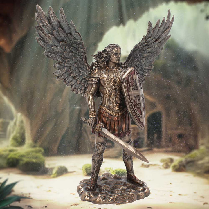 Saint Michael the Archangel Figurine Angel Ornament H4239M8