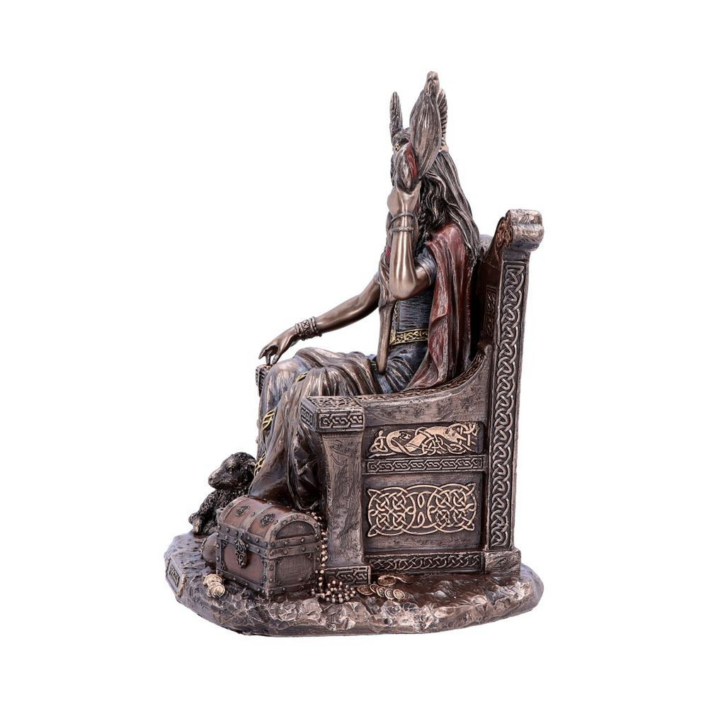 Bronze Frigga Goddess of Wisdom Norse Leader Ornament H4742P9