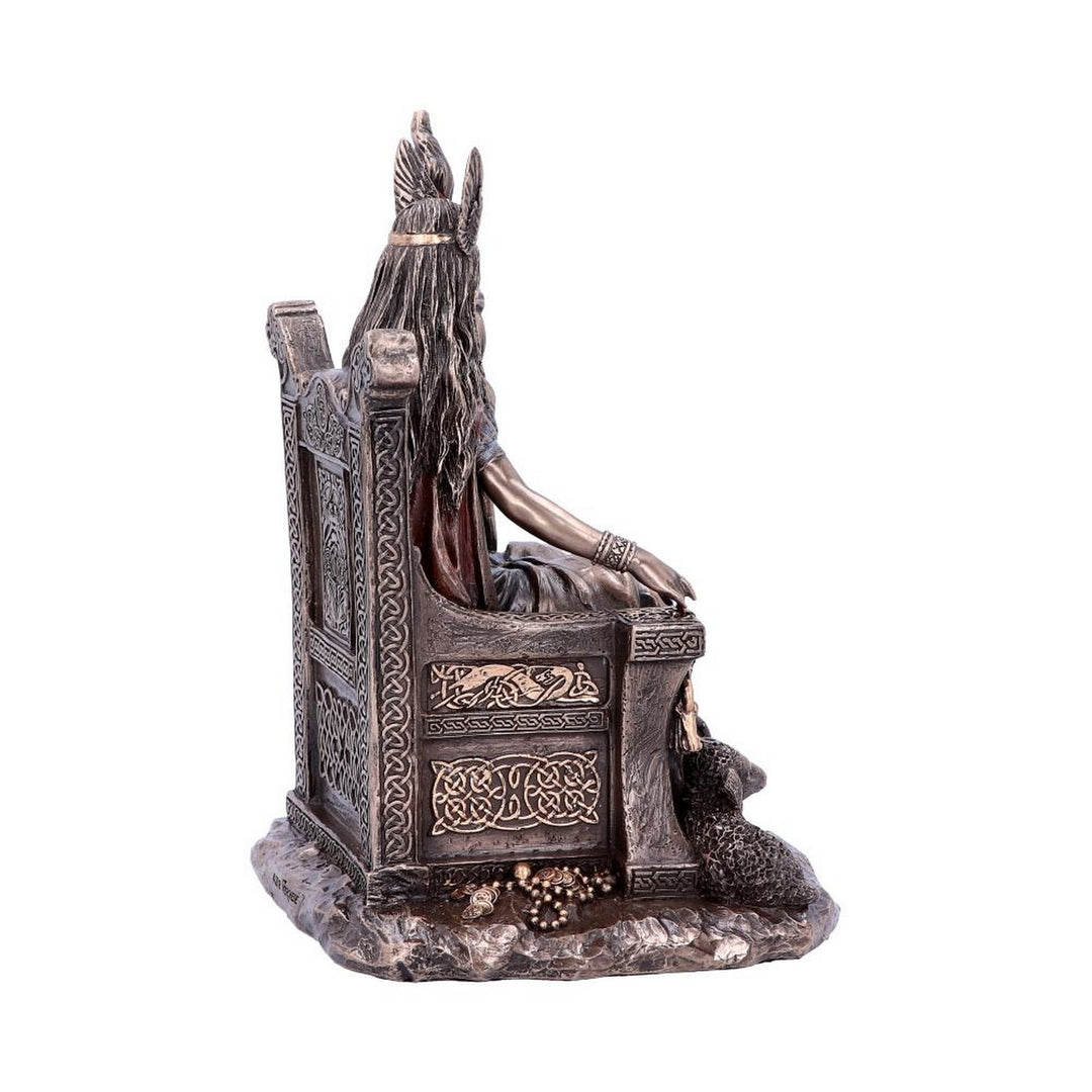 Bronze Frigga Goddess of Wisdom Norse Leader Ornament H4742P9