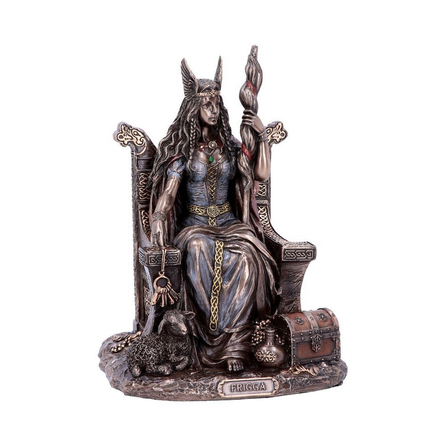 Bronze Frigga Goddess of Wisdom Norse Leader Ornament H4742P9
