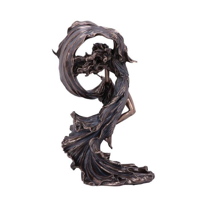 Bronze Nyx Greek Goddess of the Night Starry Sky Figurine H5515T1
