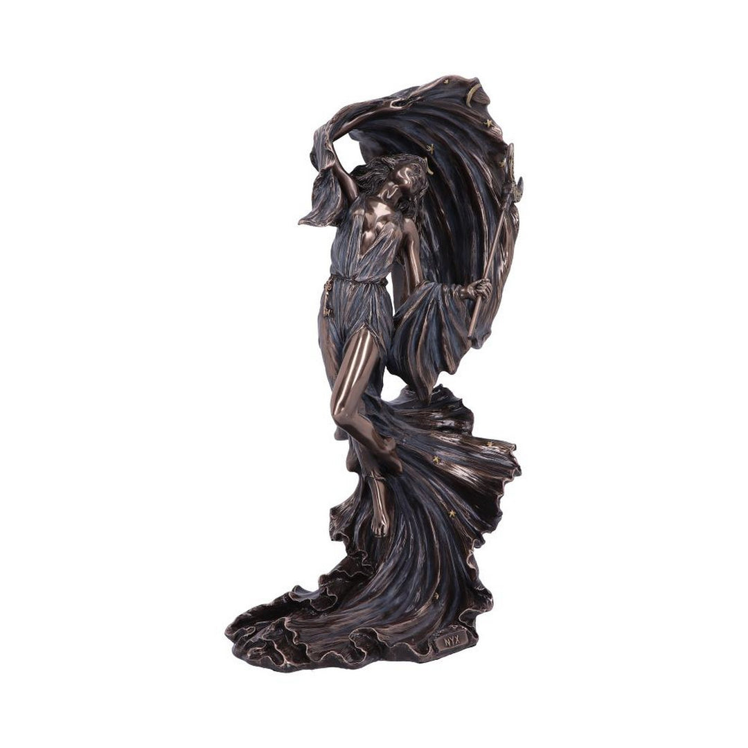 Bronze Nyx Greek Goddess of the Night Starry Sky Figurine H5515T1