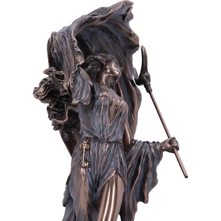 Bronze Nyx Greek Goddess of the Night Starry Sky Figurine H5515T1