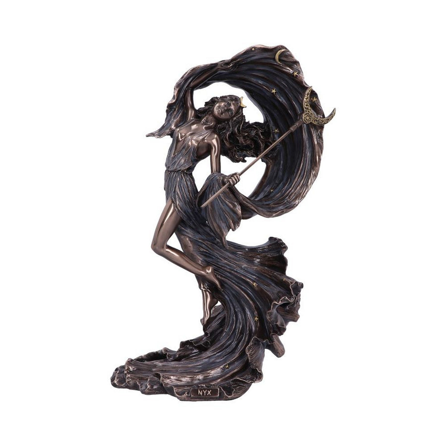 Bronze Nyx Greek Goddess of the Night Starry Sky Figurine H5515T1