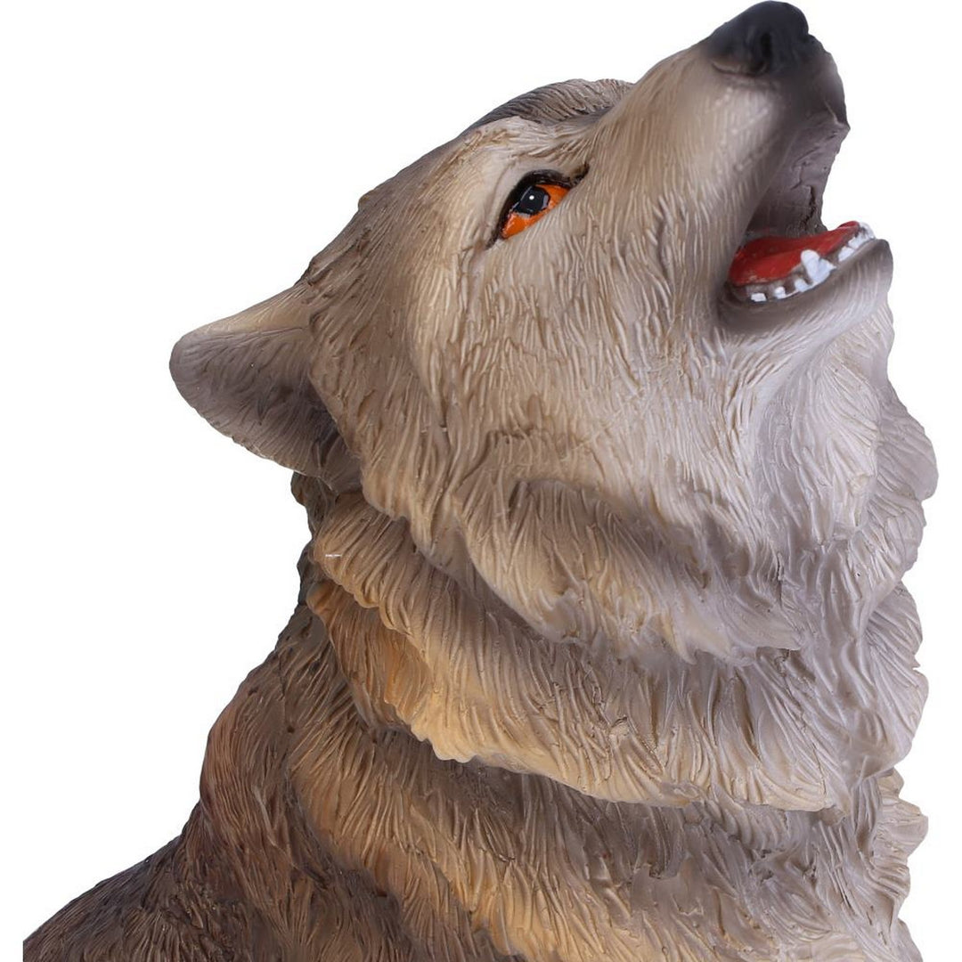 Mountains Cry Howling Wolf Figurine 20cm H5556T1