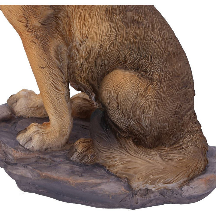 Mountains Cry Howling Wolf Figurine 20cm H5556T1