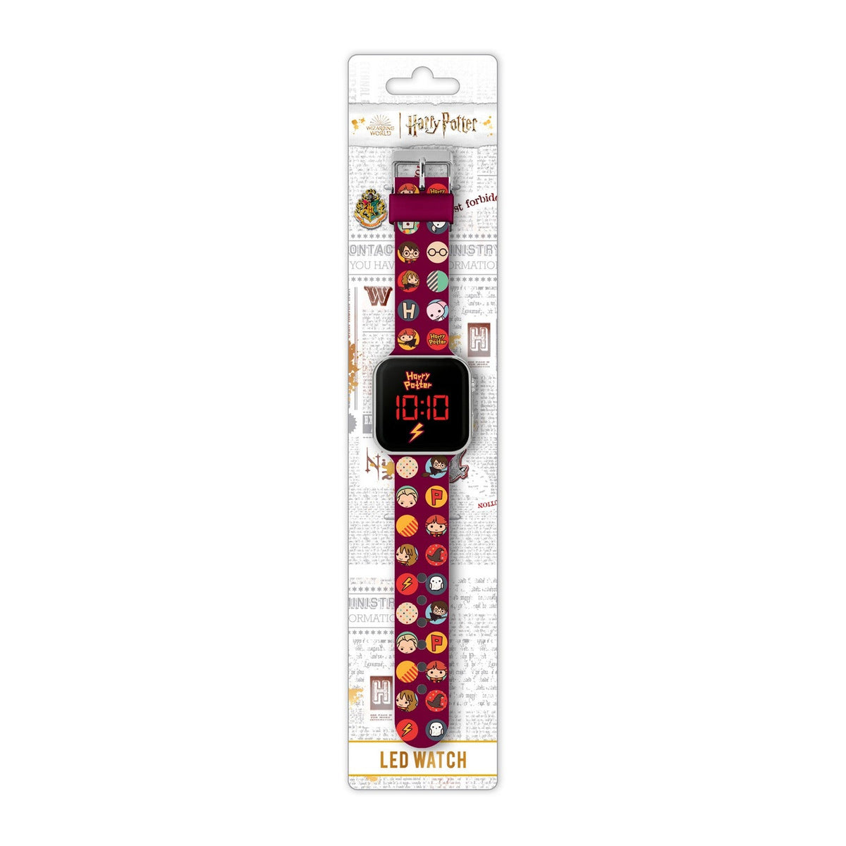 Harry Potter Warner Brothers Led Red Watch HP4155ARG