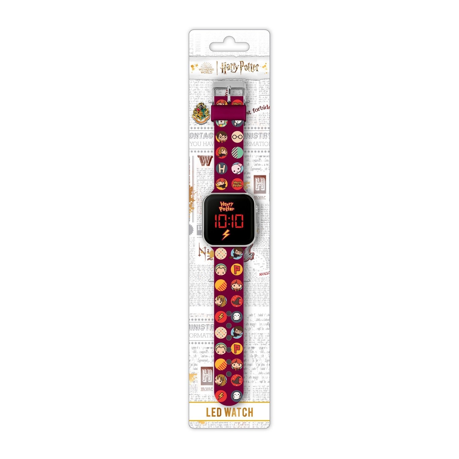Harry Potter Warner Brothers Led Red Watch HP4155ARG