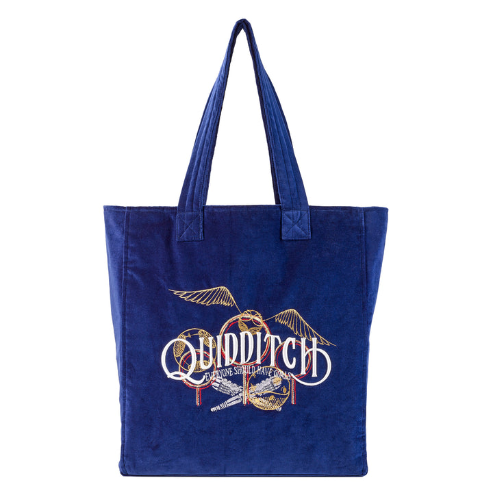 Harry Potter &amp; Quidditch Velvet Tote Bag HPTB0007
