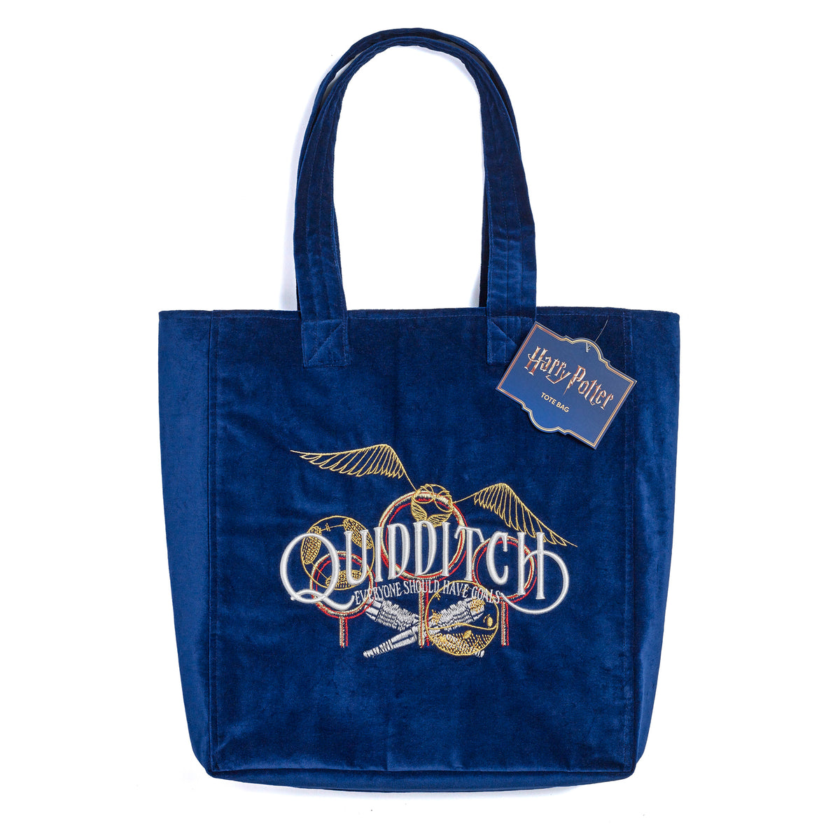Harry Potter &amp;amp; Quidditch Velvet Tote Bag HPTB0007