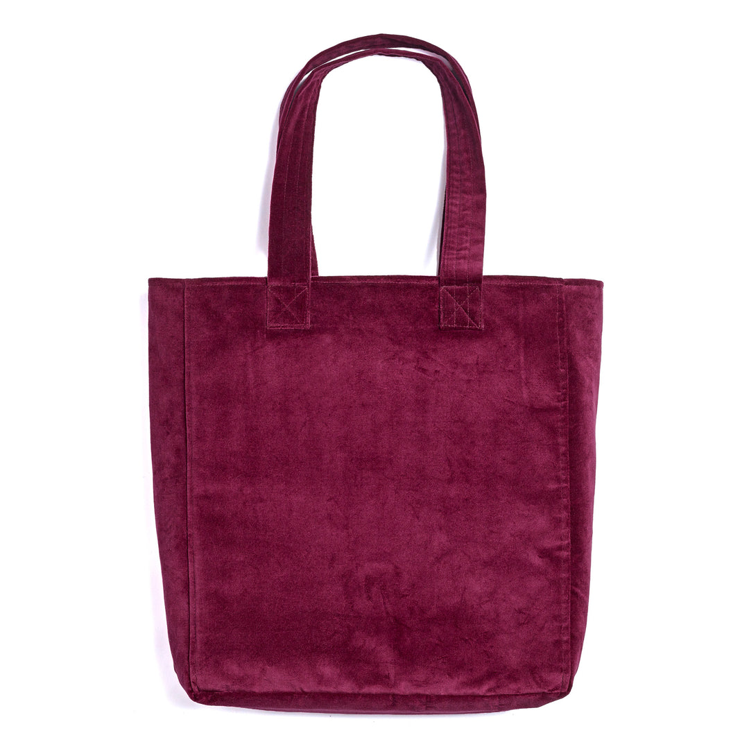 Harry Potter The Wand Chooses The Wizard Velvet Tote Bag HPTB0008