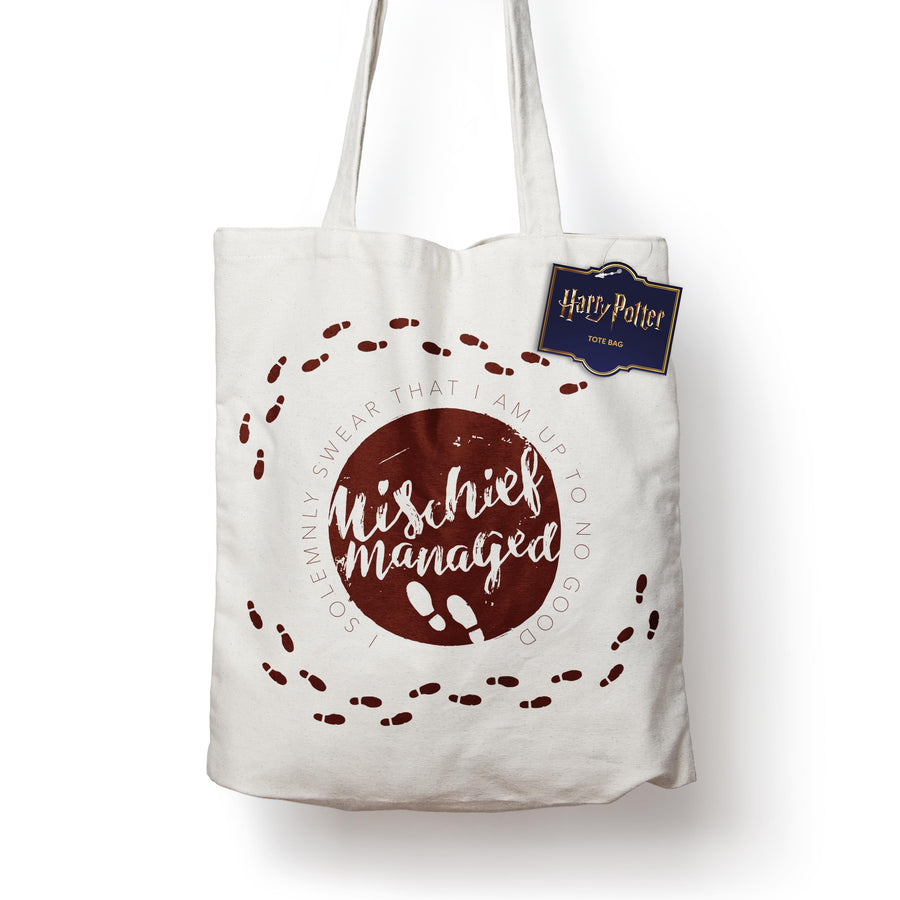 Harry Potter Marauders Map Cotton Tote Bag HPTB0016
